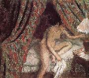 Edgar Degas Go to bed Sweden oil painting artist